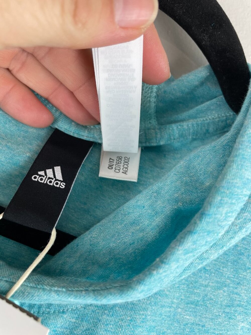 Adidas Women's Sleeveless Hoodie Teal NWT Sz M - Picture 9 of 10